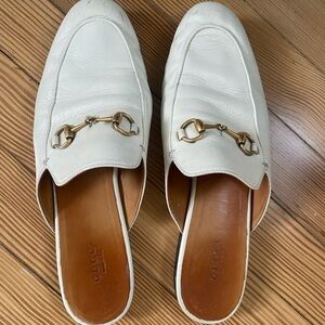 Authentic Pre-loved Gucci Princeton White Leather Loafer Size 39
